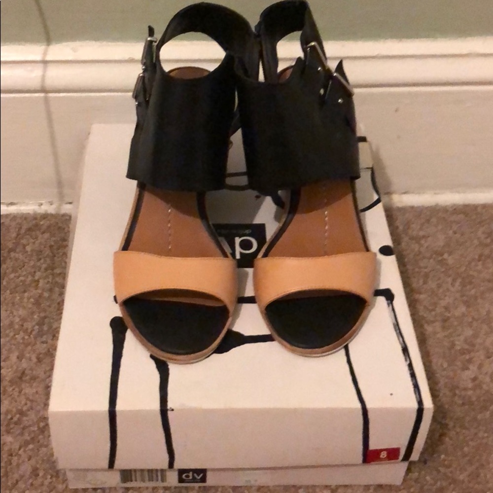 Dolce vita black wedge